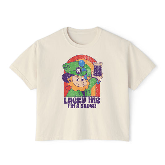 Lucky Me I'm a Sader Women's (Cropped) Tee